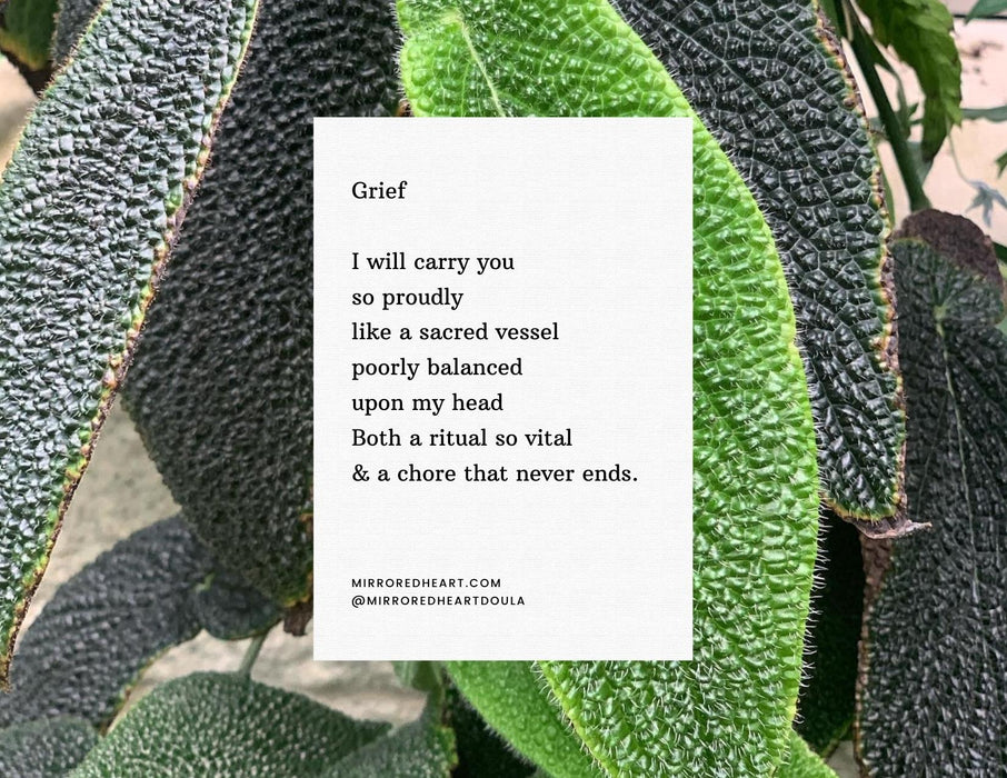 Grief Postcard